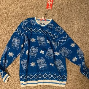 Bud Light Christmas sweater
